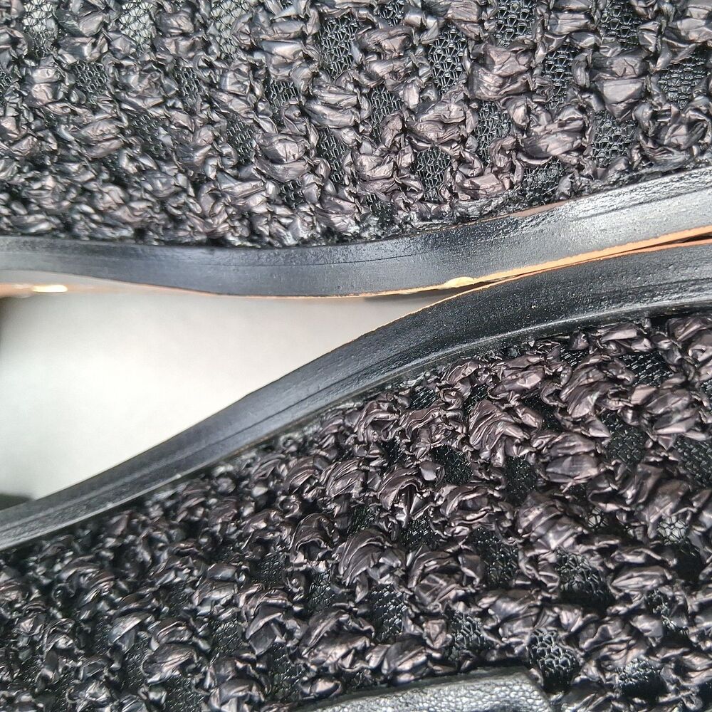 Birdies Women's The Starling 20 Loafers In Black Openweave Size 8 - Picture 5 of 16